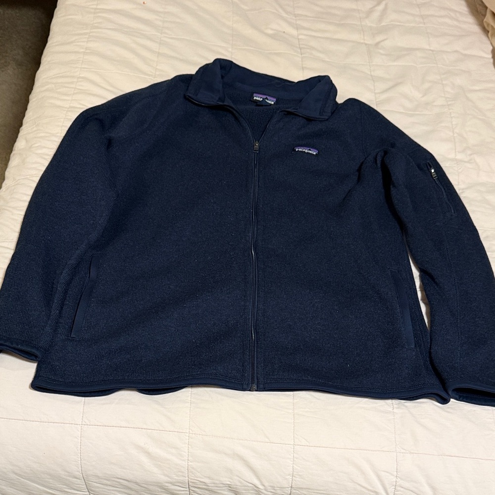 Patagonia Dark Blue Better Sweater Zip-Up Fleece Jacket